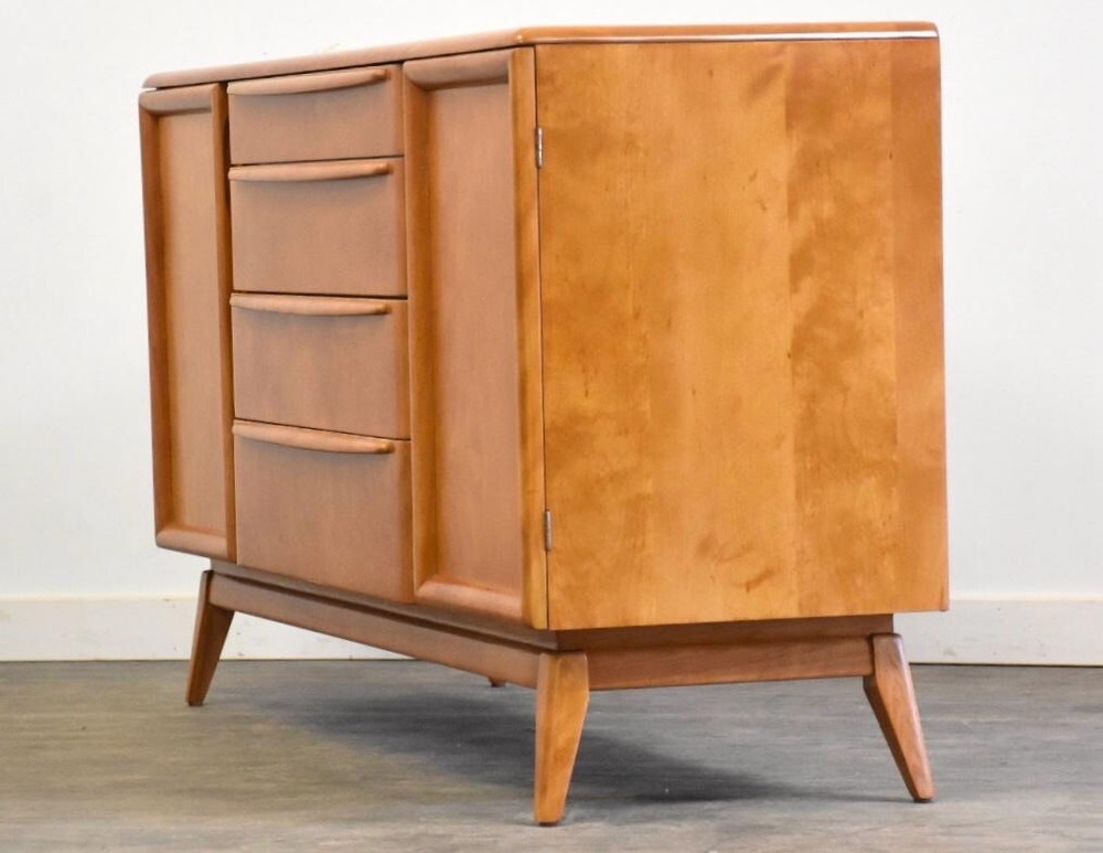 Refinished Maple Credenza by Heywood Wakefield