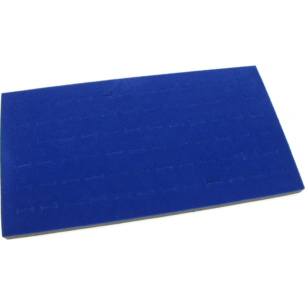 Jewelry Box Display Case 72 Royal Blue Ring Insert