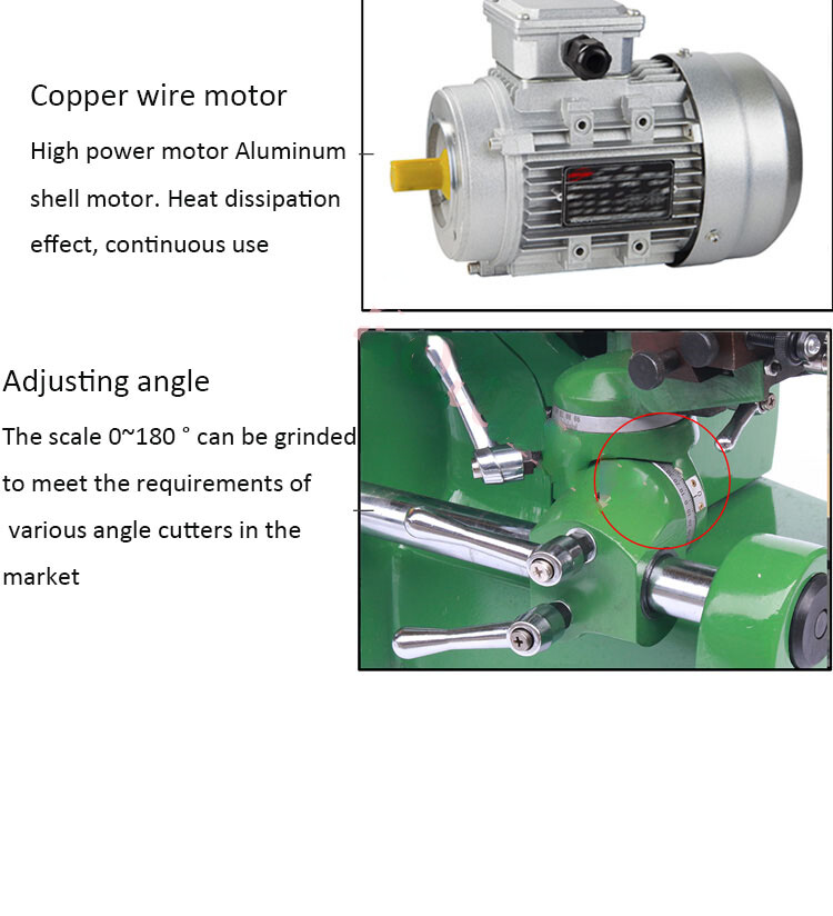 220V /380V Universal Cutter Grinder Drill Sharpener Sharpening Machine.