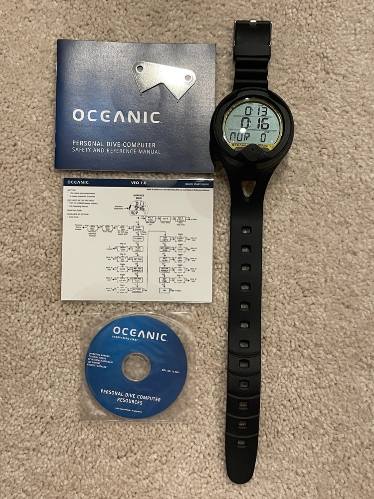NEW!! OCEANIC Veo 1.0 Air/Nitrox Dive Computer