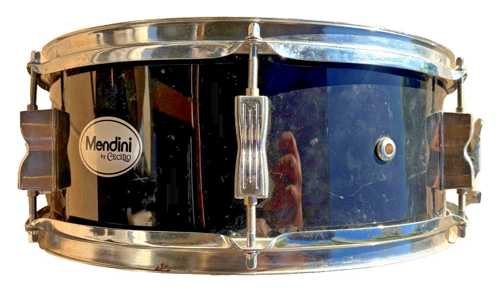 Mendini By Cecilio Black Student Musical Instruments Drum Snare 14"