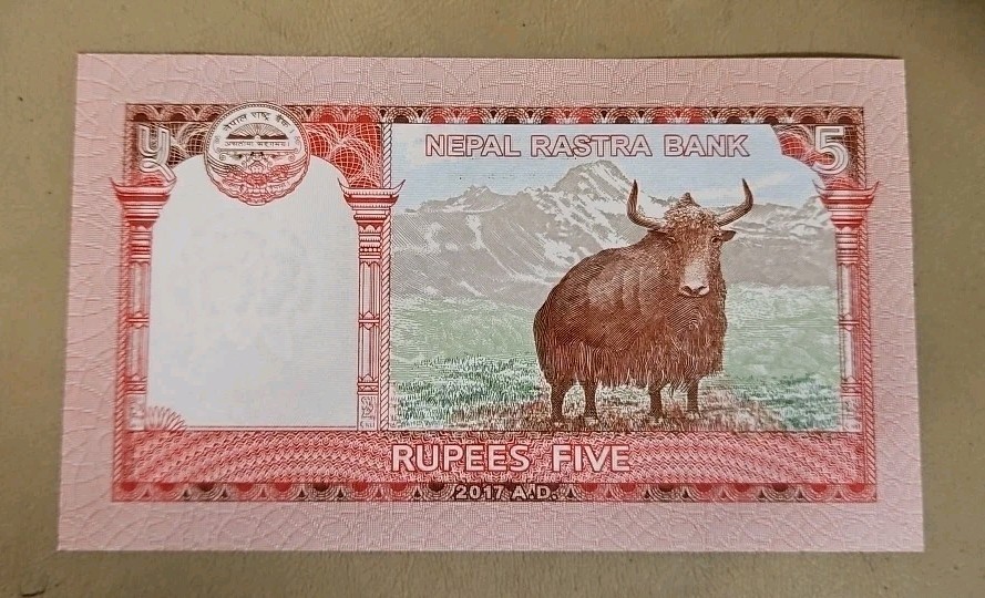 2017 Nepal 5 Rupees Note