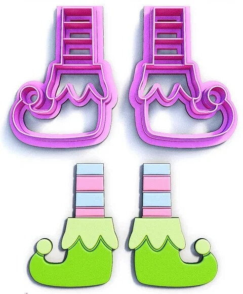 Elf Shoes Polymer Clay Cutters