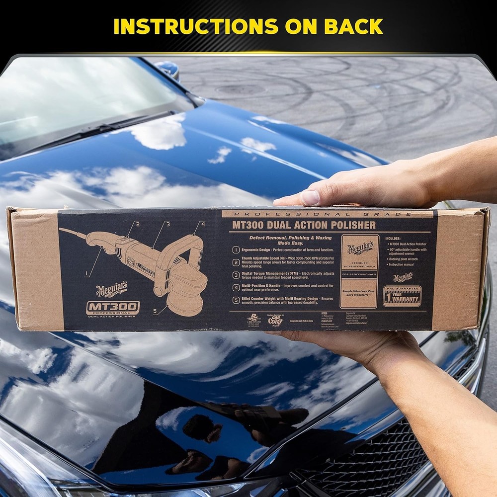 Variable Speed Dual Action Polisher, Professionally Designed Car Scratch Remo...