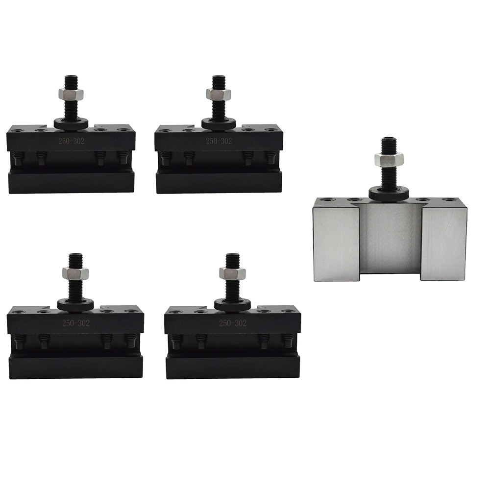 LABLT 5Pcs CXA 250-302 #2 Quick Change Tool Post Boring Turning & Facing Holder