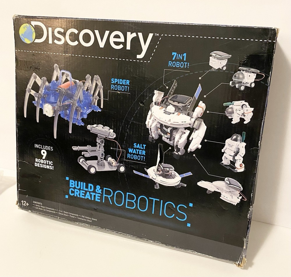 Kids Discovery Build & Create Robotics Kit Open Box
