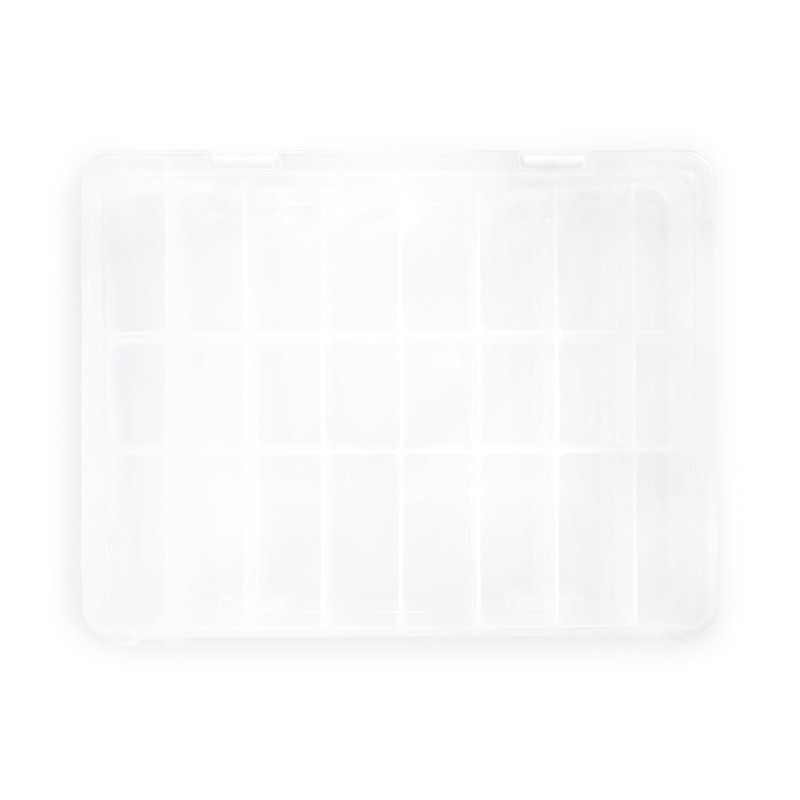 Double-Sided Thread Storage Box 48 Spools Transparent Durable Carrying Handle US