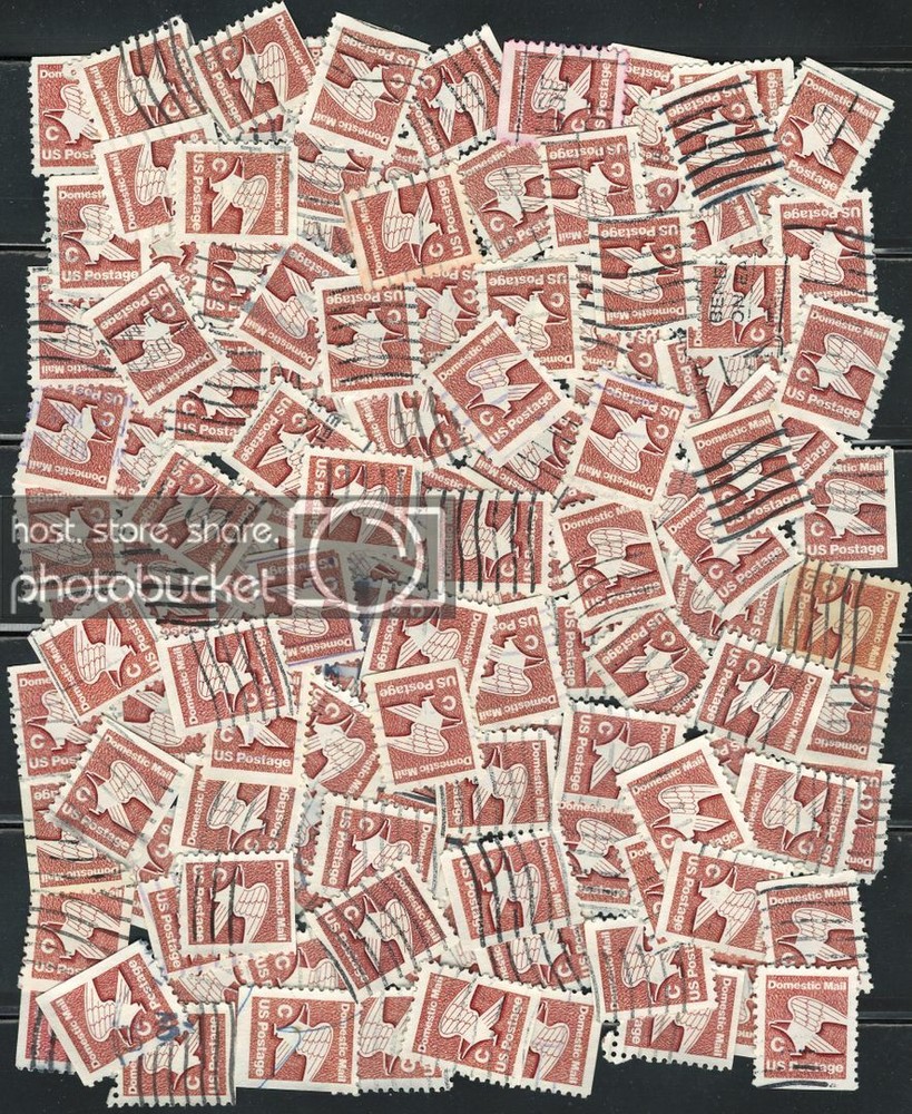 US X 50 Eagle Booklet Stamp SCOTT# 1948 (used)