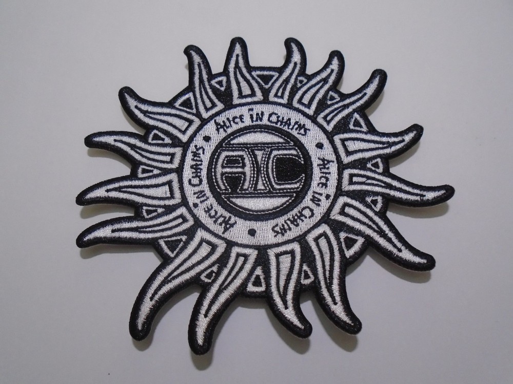 ALICE IN CHAINS IRON ON EMBROIDERED PATCH