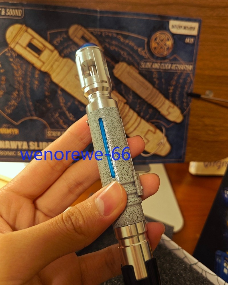 US Now!! NAWYA Doctor Who 10th Replica Metal LED Sonic Screwdriver Scalable Prop