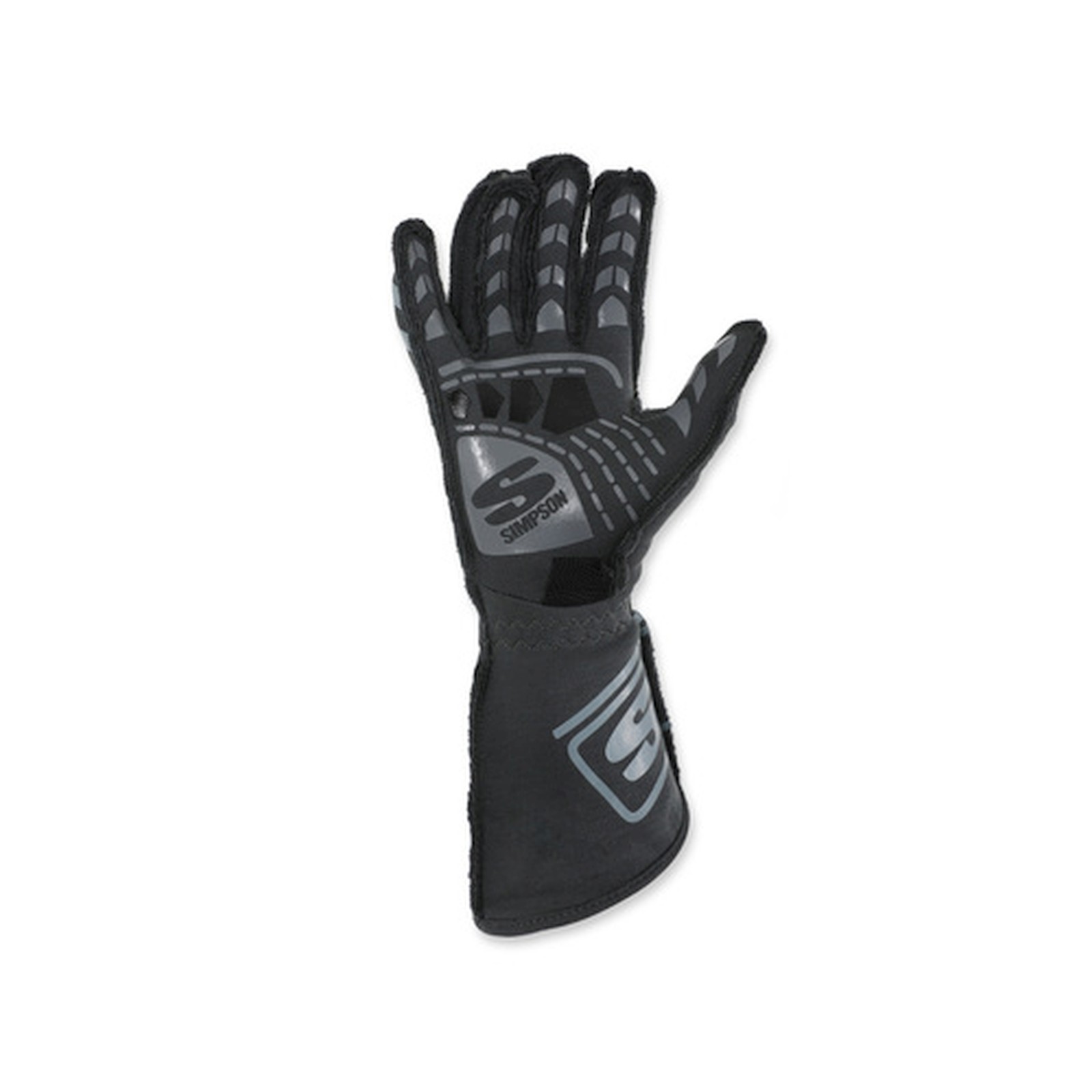 Simpson Racing EGZG Endurance Racing Gloves SFI 3.3/5 Adult XXL Grey Pair