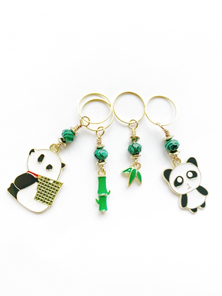 Panda Stitch Markers For Knitting