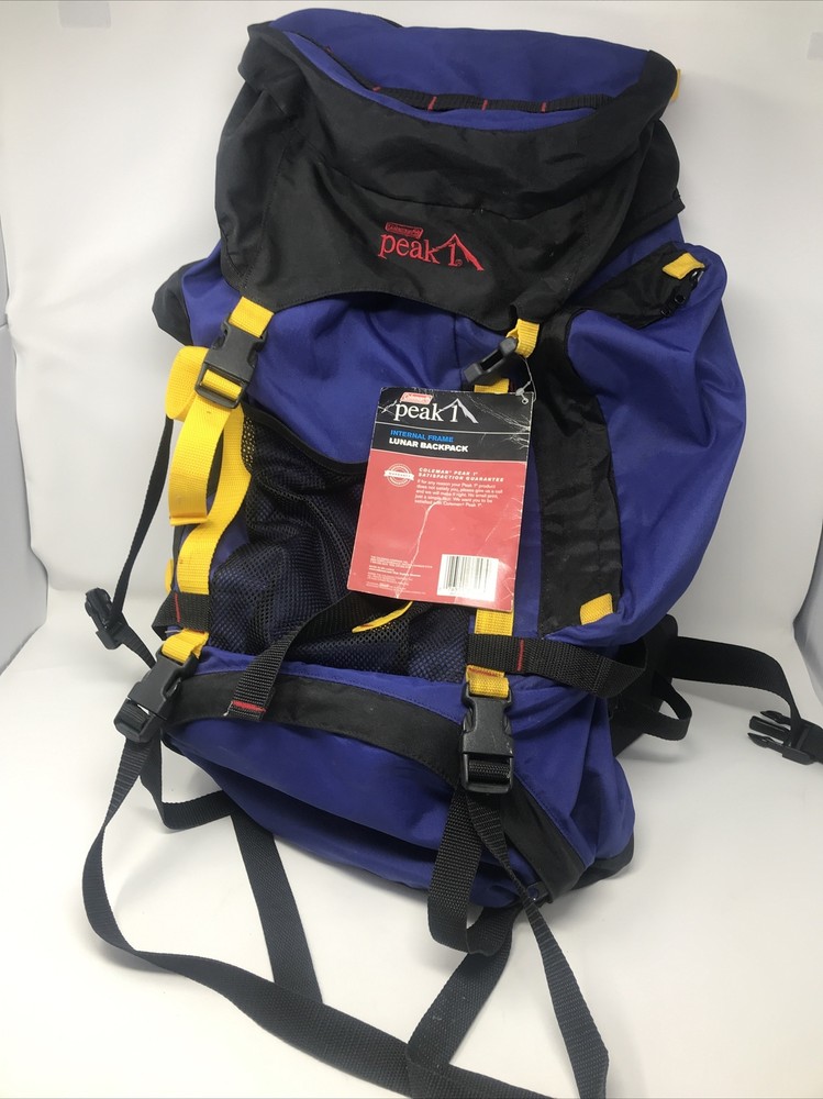 Coleman Peak 1 backpack Hiking bag Purple Black Yellow