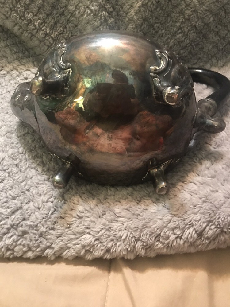 Silverplated Sheffield Silver Company Footed Pitcher Rare!