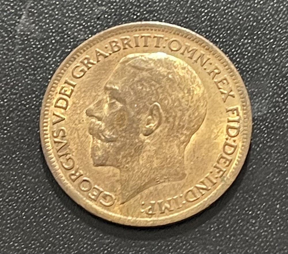 Great Britain 1918 Farthing Coin