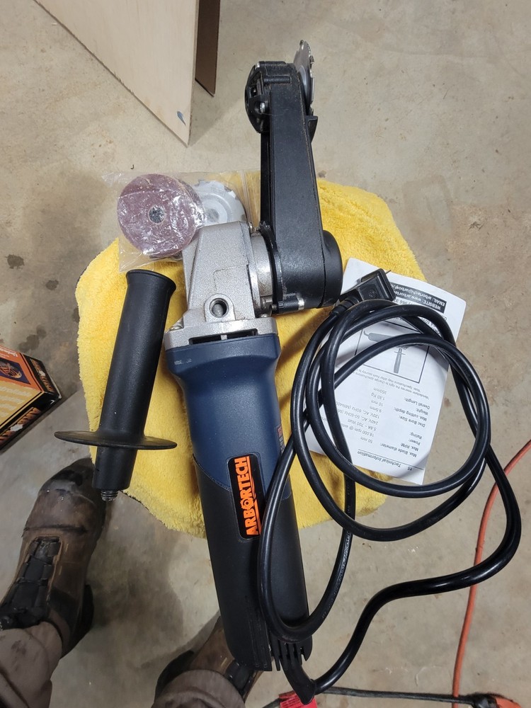 Arbor Tech Mini Grinder. Cutting, Carving, Sanding + Bits and Sander Attachments
