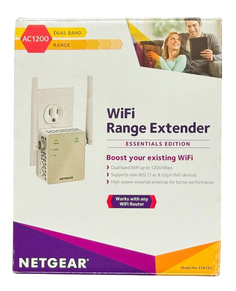 NETGEAR AC1200 Wi-Fi Range Extender New Open Box