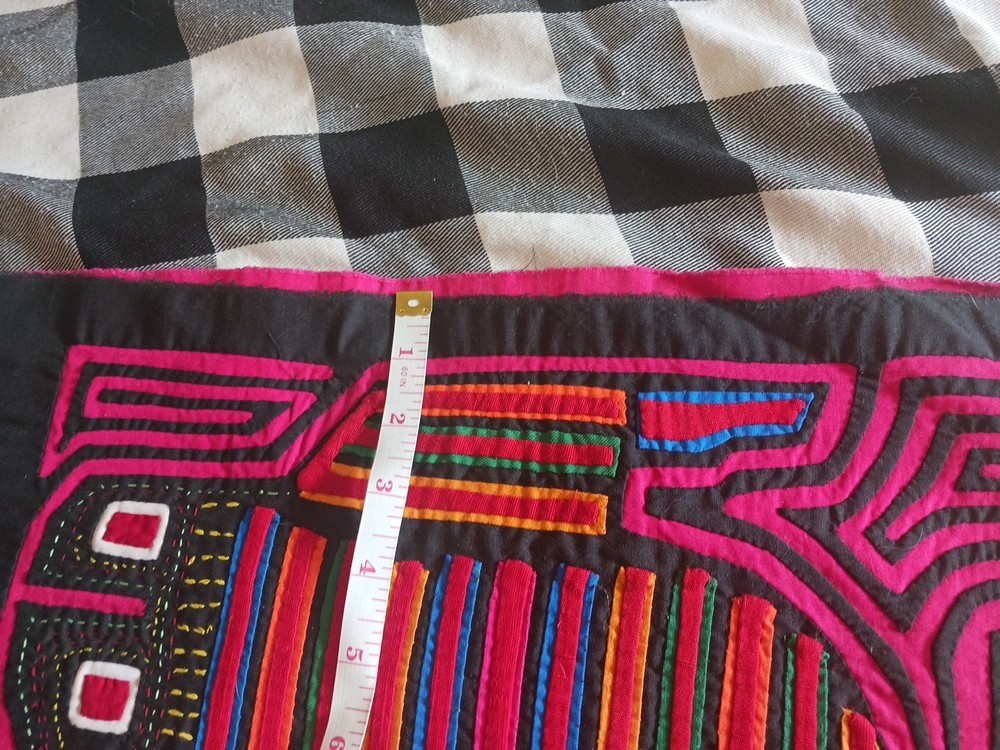 Unframed Mola Panel From Panama