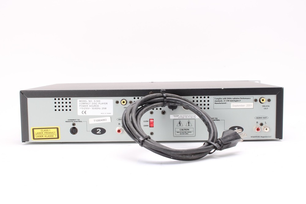 Stanton S-500 Dual CD Player With Control Module and 1x Com Cable