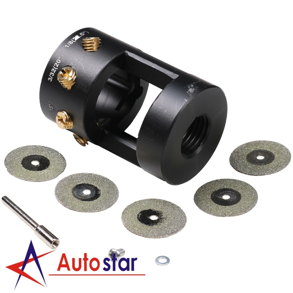 New Tungsten Grinder & Sharpener Multi-Angle Offsets Head Tool For TIG Welding