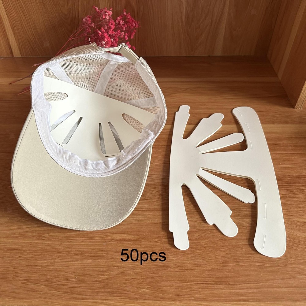 50Pcs Baseball Cap Inserts Comfortable Easy to Use Lightweight Cap Inner Liners
