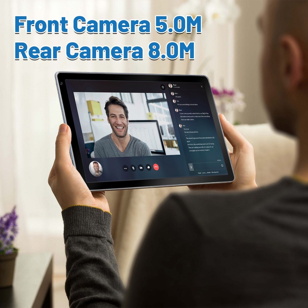 Android15 Tablet 10.1" Octa-core Processor 24GB RAM 128GB ROM HD IPS Dual Camera