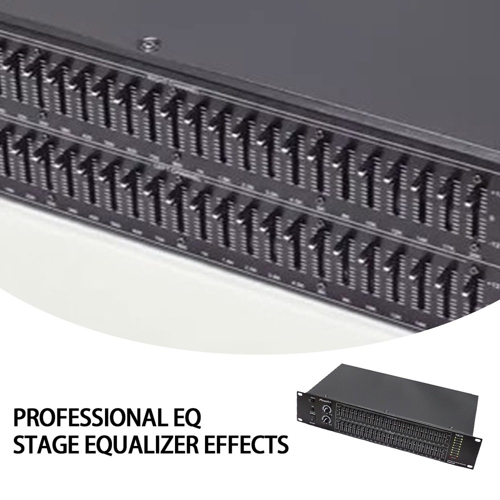 EQ231 Balanced output 50 segment EQ stereo equalizer professional spectrumO0