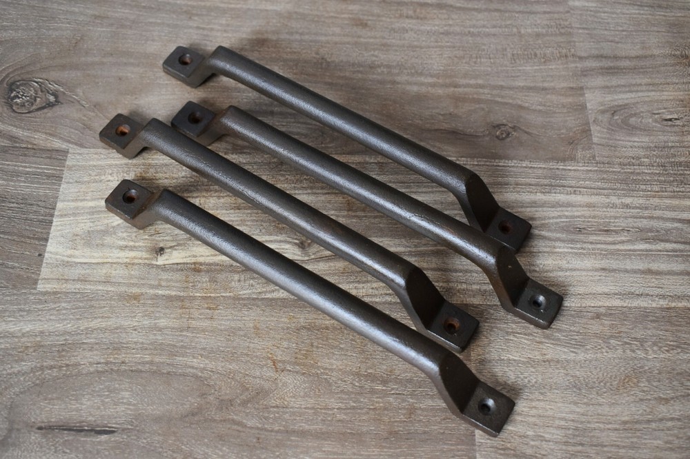 vintage Handmade iron door cabinet screen handles Knob pull rustic 4 pic