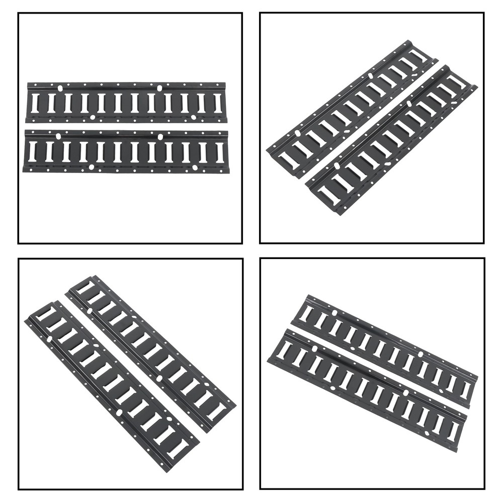 LABLT 2' E Track Tie Down Rail System Heavy Loads Secure Cargo For Vans Trucks