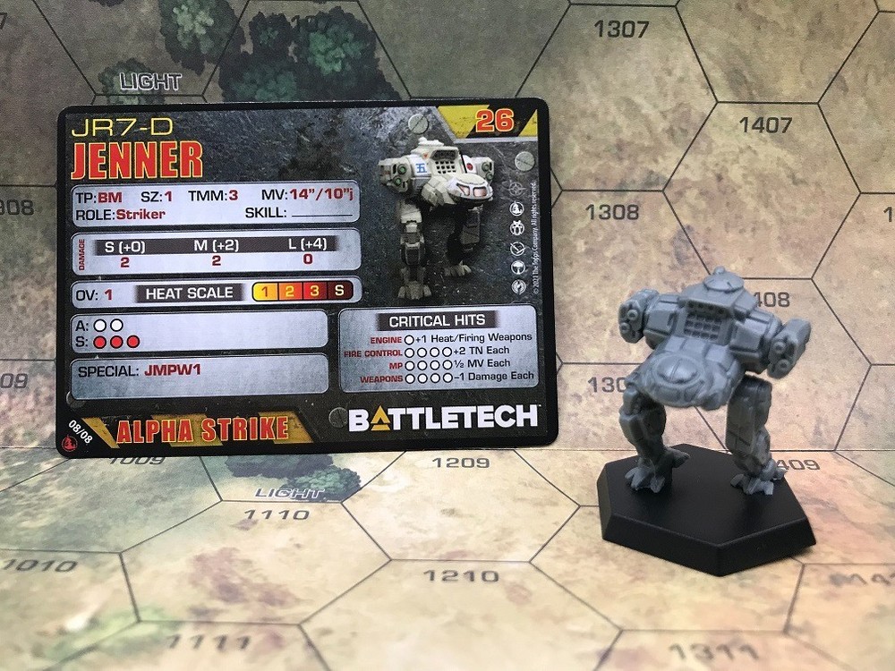 BattleTech Jenner Light Mech (CGL New Sculpt)