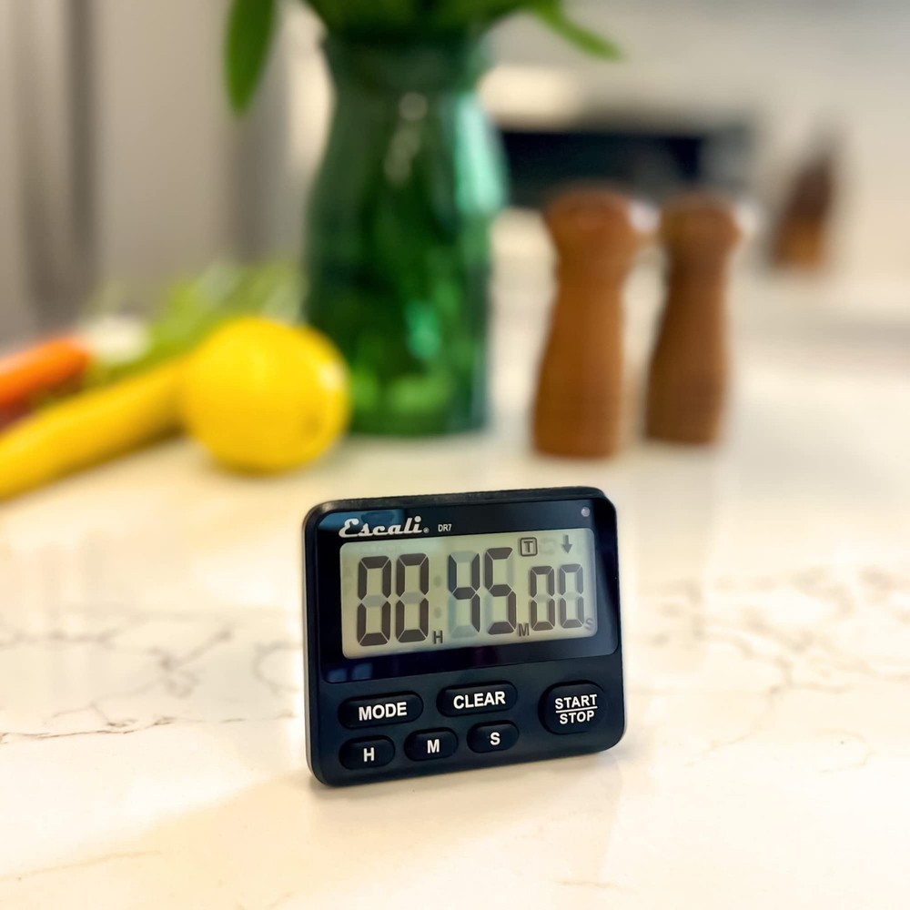 Extra Loud Display Digital Kitchen Timer with Clock Mode, Recall Timer Magnet...
