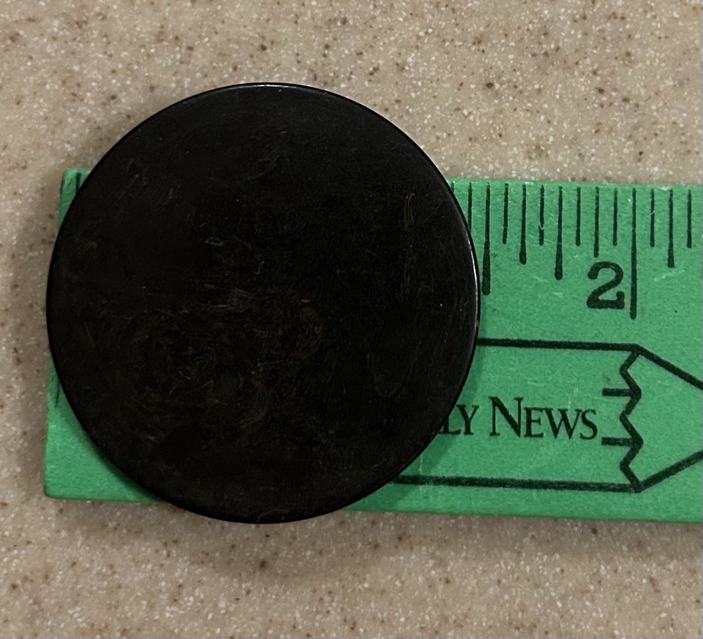 100 Antique BLACK Bakelite Poker Chips