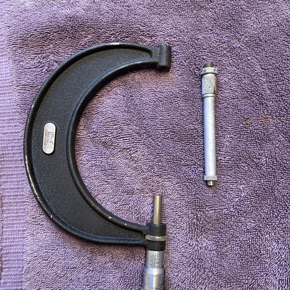 Vintage Central Tool 1”-4” Micrometer