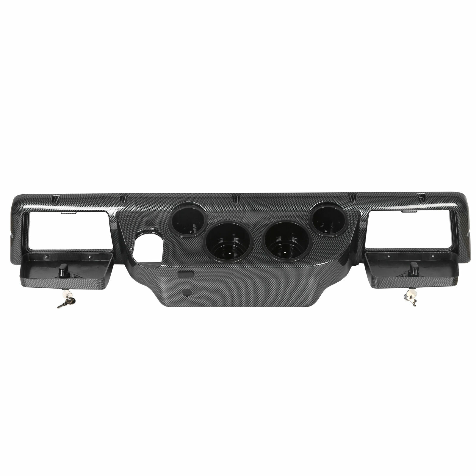 Fits 1982 and Up Club Car DS Golf Cart Carbon Style Dash Board Cover Assembly