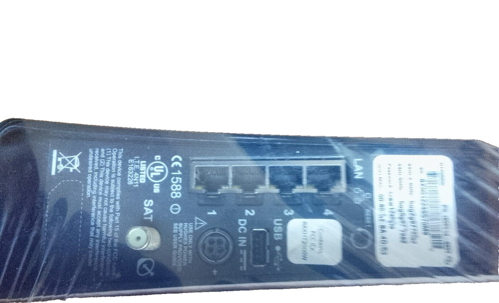 Hughes HT2000W Black Satellite Modem Router