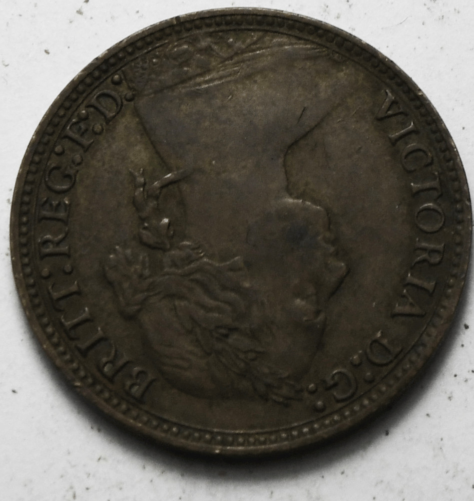 1878 Great Britain Farthing KM# 753