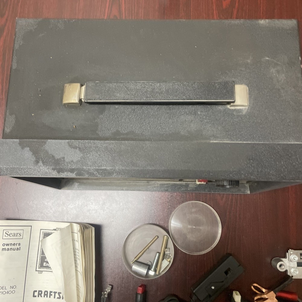 Craftsman Engine Analyzer Vintage Garage Art