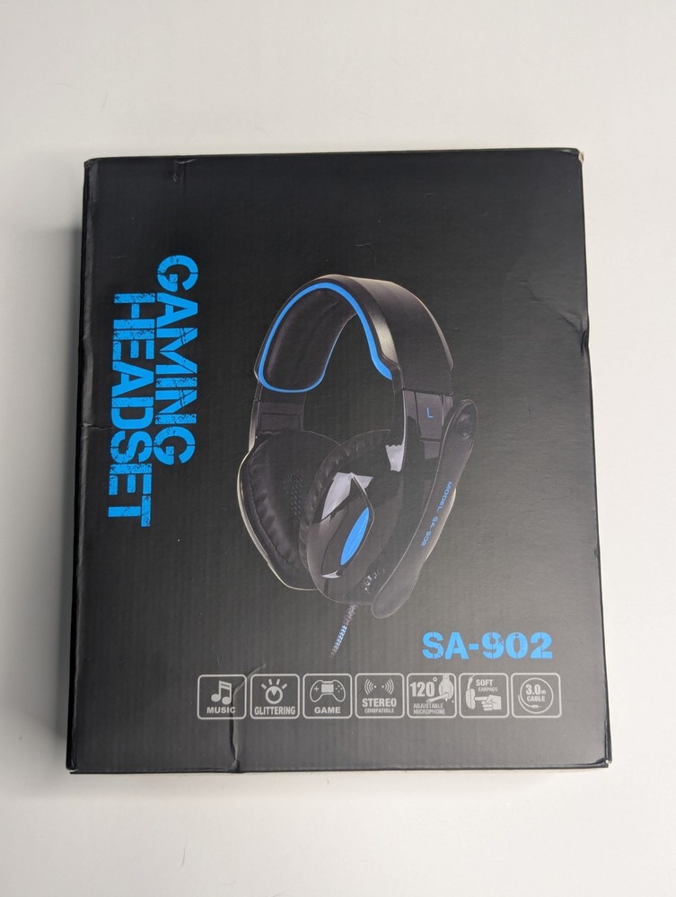 SA-902 Gaming Headset – USB Multichannel Stereo – Open Box Great Condition