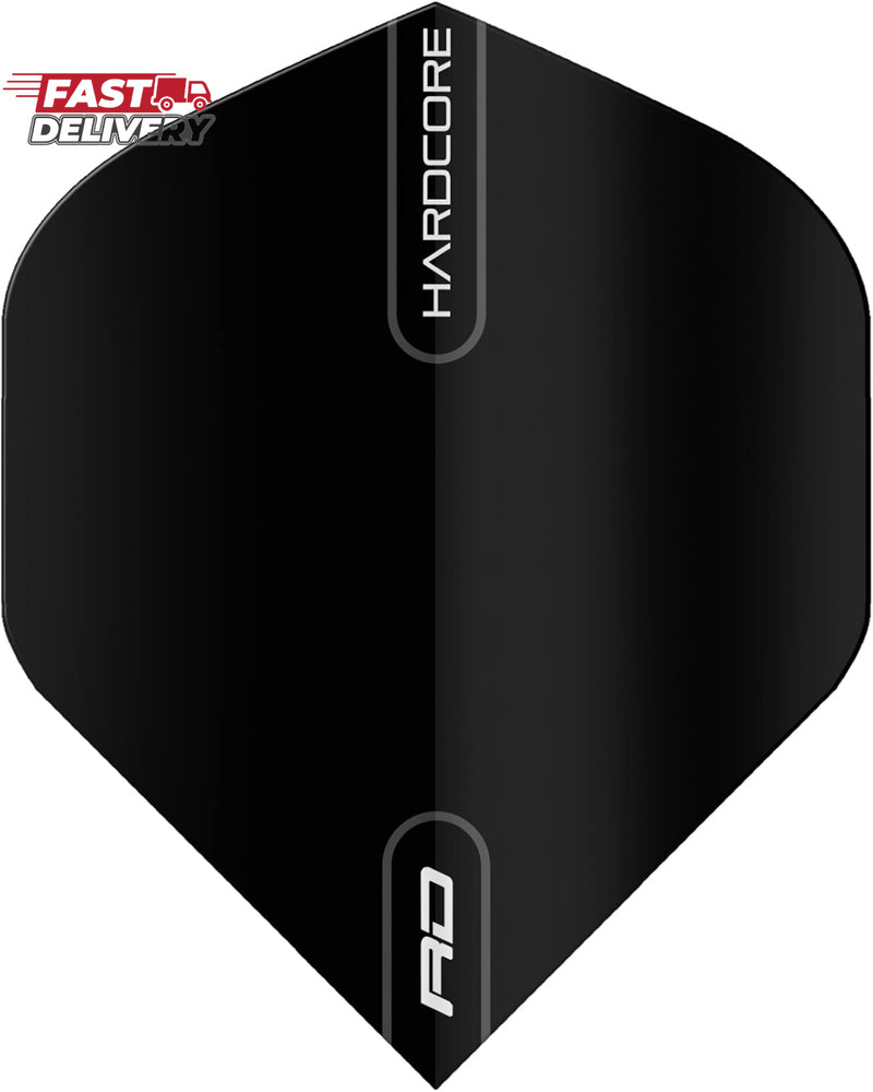 RED DRAGON Hardcore XT Patterned Extra Thick Standard Dart Flights - 5 Sets per