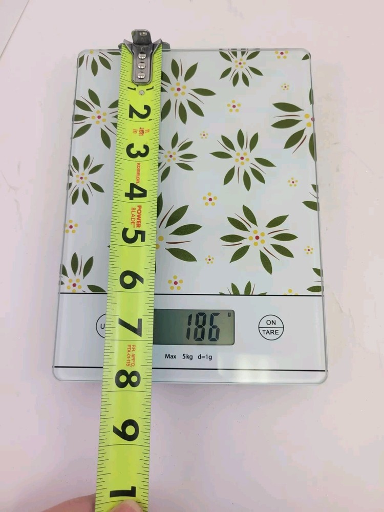 Temp-tations Classic Digital Kitchen Scale Old World Green
