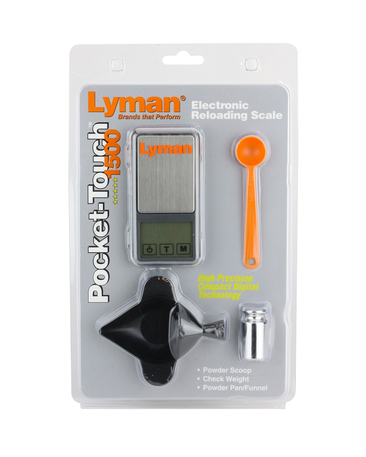 Lyman Pocket Touch 1500 Scale Kit Powder Pal Funnel Pan & Powder Scoop - 7750725