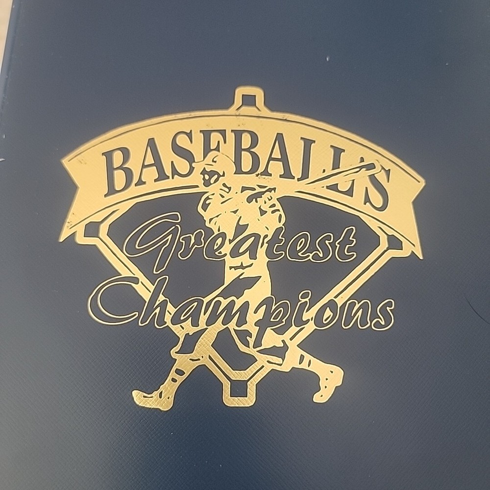 Baseballs Greatest Champions Binder