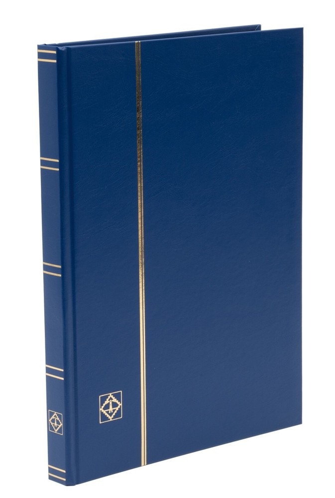 Stamp Collecting Album BLUE Lighthouse StockBook A4 9 x 12  32 Black Pages GIFT