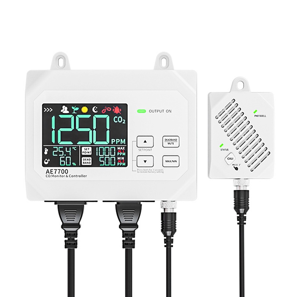 CO2 Monitor & Controller CO2 Concentration Tester Controller 0~9999ppm KHFA