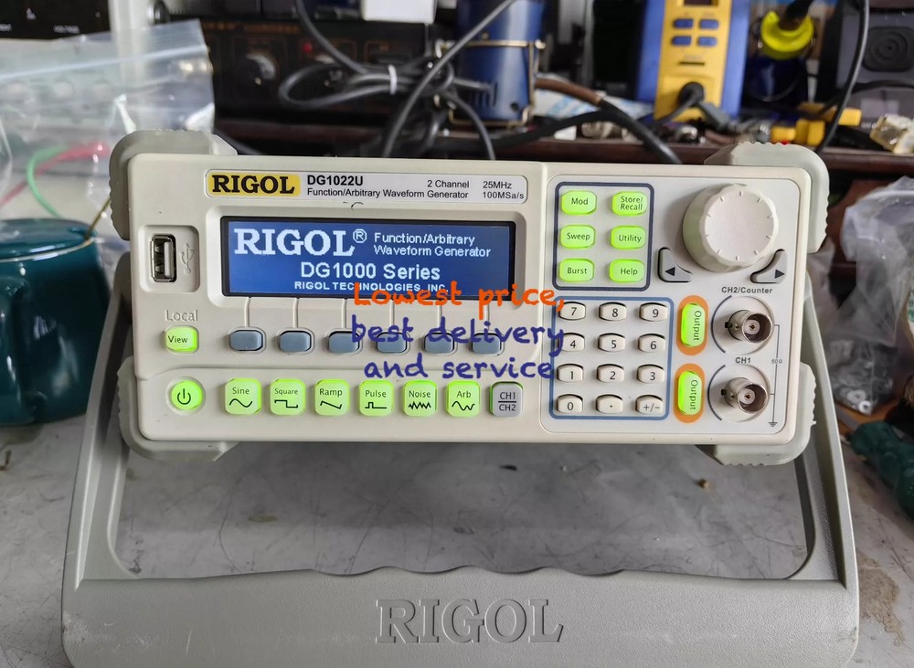 1PC RIGOL DG1022U Arbitrary Waveform Function Generator AWG 25MHZ 2 output#pr