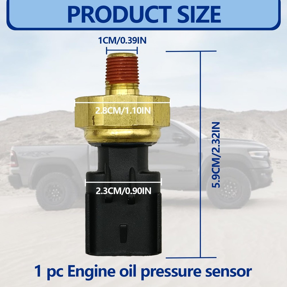 Dunviku Pressure Sensor Engine Oil Sender Switch Sensor...