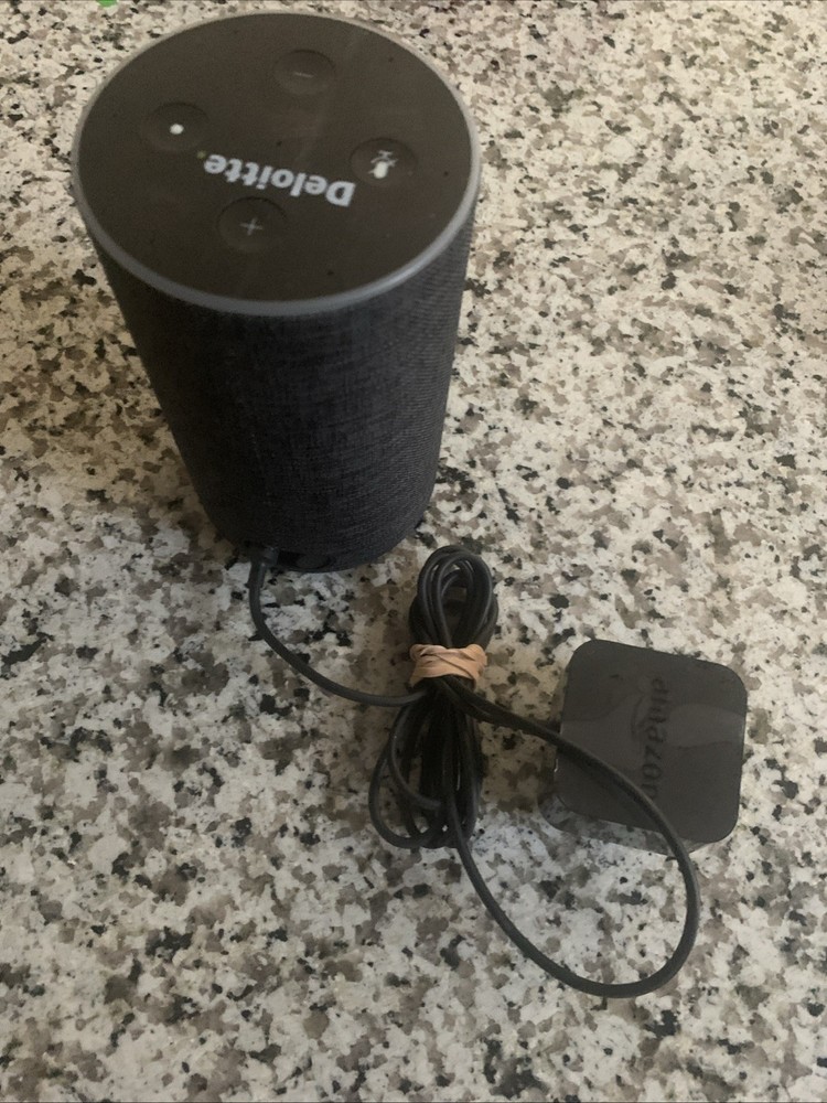 Amazon Echo (2nd Generation) Smart Assistant - Charcoal Fabric
