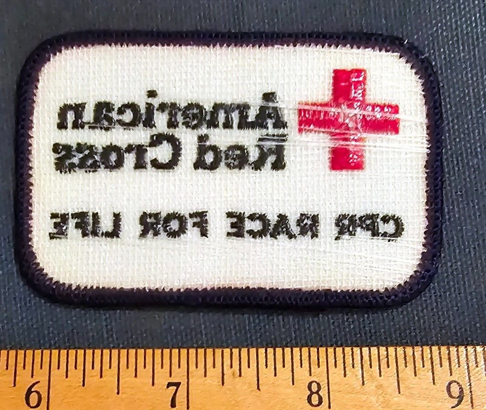Red Cross CPR Embroidered Patch