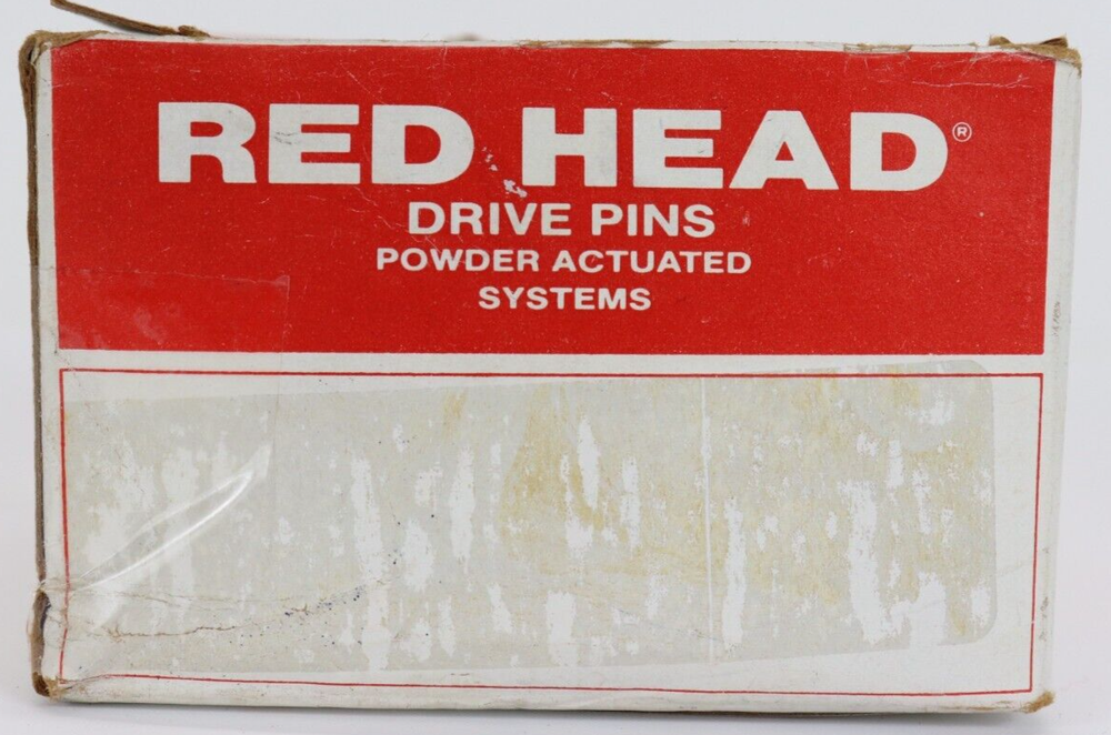 2" Red Head Drive Pins Power Actuated 100 count
