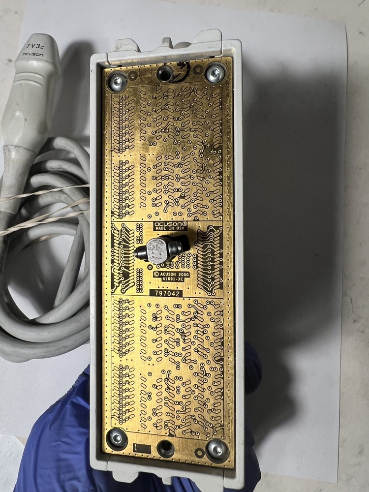 Siemens Acuson 7V3c Vector Array Ultrasound Machine Transducer Probe NICE UNIT !